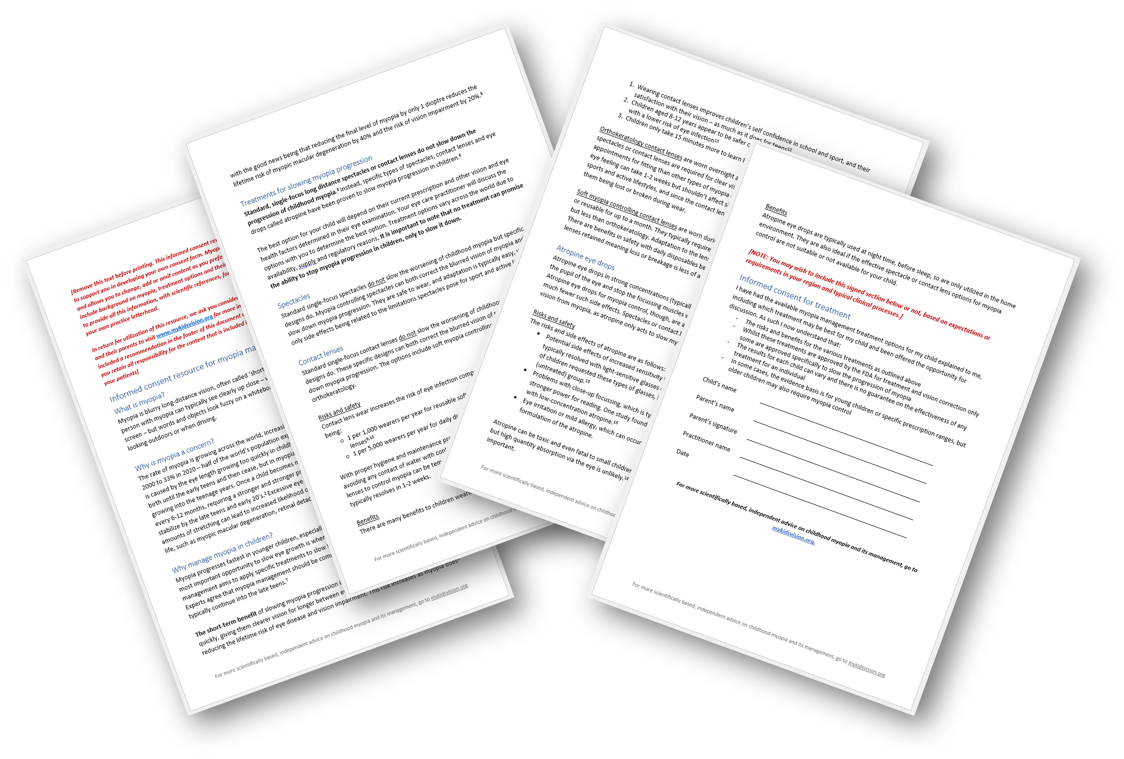 Myopia Profile Portal - Clinical Resource Details